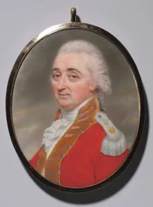 John I Smart British Prints: Portrait of Lieutenant General Daniel Burr