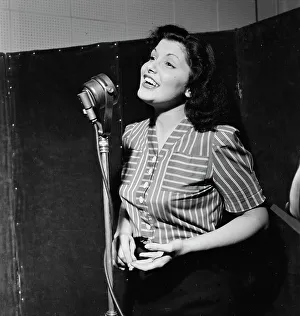 Recording Studio Prints: Portrait of Lilyann Carol, National studio
