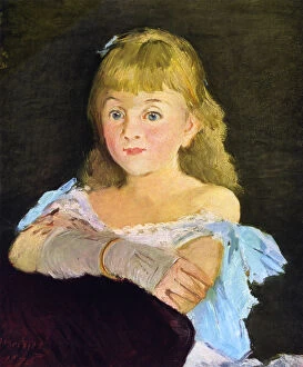 Portrait of Lina Campineanu, 1878.Artist: Edouard Manet