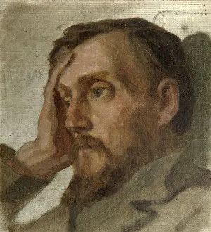 Portrait of the Literary critic and Philosopher Vissarion G. Belinsky, (1811-1848), 1879