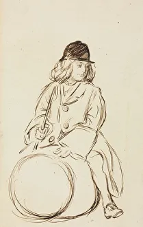 Charles Samuel Keene British Prints: Portrait of Little Corbauld. Creator: Charles Samuel Keene (British, 1823-1891)