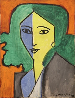 Henri Mile Benot Prints: Portrait of LN Delectorskaya, 1947