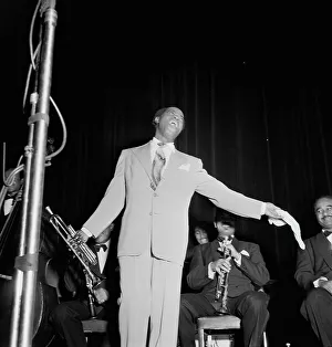 Bill Gottlieb Prints: Portrait of Louis Armstrong, Carnegie Hall