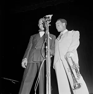 Bill Gottlieb Prints: Portrait of Louis Armstrong, Carnegie Hall