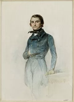E Carnavalet Collection: Portrait of Louis Blanc (1811-1882). Creator: Raffet, Auguste (1804-1860)