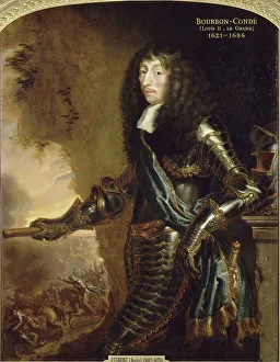Portrait of Louis II de Bourbon (1621-1686), c1657. Creator: Egmont, Justus van (1601-1674)