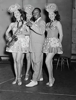 Paramount Theatre Prints: Portrait of Louis Jordan, Paramount Theater(?)