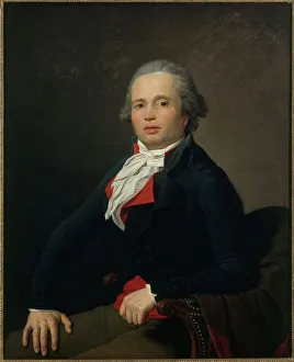Portrait of Louis Legendre (1752-1797), conventionnel, (member of the National Convention), c1795. Creator: Jean Louis Laneuville