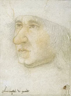 Black Chalk And Sanguine On Paper Gallery: Portrait of Louis Malet de Graville (1438-1516), Admiral of France