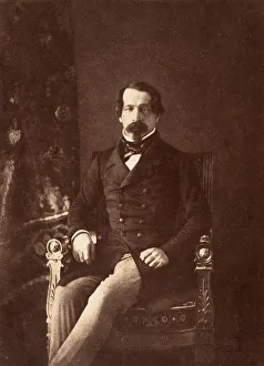 Gray Gustave Le Prints: Portrait de Louis-Napoleon Bonaparte en Prince-President, 1852