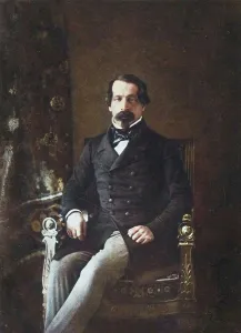 Gray Gustave Le Prints: Portrait de Louis-Napoleon Bonaparte en Prince-President, 1852. Creator: Gustave Le Gray