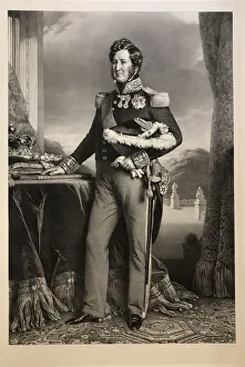 Noel Prints: Portrait of Louis Philippe I (1773-1850), King of the French, 1843