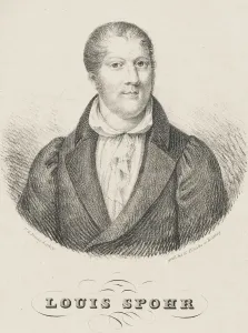 Portrait of Louis Spohr (1784-1859), c. 1830-1840. Creator: Fricke, Friedrich August (1784-1858)