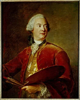 Portrait of Louis Tocqué (1696-1772), 1739. Creator: Nattier, Jean-Marc (1685-1766)
