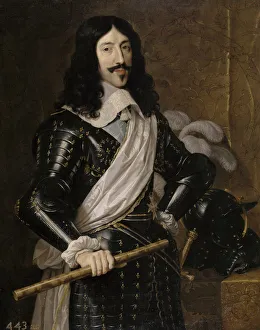 Louis Xiii Prints: Portrait of Louis XIII of France (1601-1643)