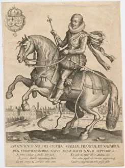 Louis Xiii Prints: Portrait of Louis XIII of France (1601-1643), 1630