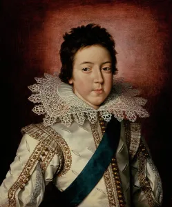 Pourbus Frans Ii Prints: Portrait of Louis XIII, King of France as a Boy, c1616. Creator: Frans Pourbus the Younger