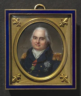 Jean Baptiste Jacques Augustin Prints: Portrait of Louis XVIII, c. 1822