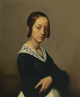 1841 Prints: Portrait of Louise-Antoinette Feuardent, 1841. Creator: Jean Francois Millet