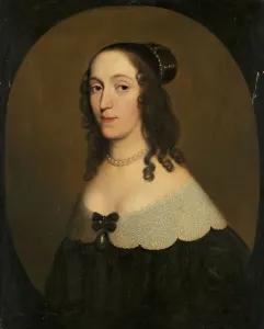 Gerard Honthorst Prints: Portrait of Louise Christina (1606-69)