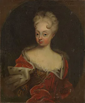 Portrait of Louise of Mecklenburg-Güstrow (1667-1721), Queen of Denmark and Norway, 1700-1721. Creator: Anonymous