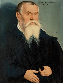 Lucas Cranach The Elder Gallery: Portrait of Lucas Cranach the Elder, 1550