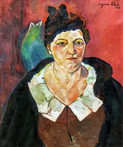 Portrait of Lucie Valore (1878-1965), wife of the painter Maurice Utrillo, 1937. Creator: Valadon, Suzanne (1865-1938)