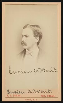 Portrait of Lucien Augustus Wait (1846-1913), 1870s. Creator: Purdy & Frear