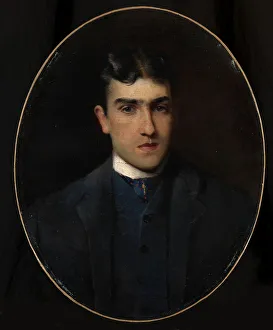 Konstantin Yegorovich 1839 1915 Prints: Portrait of Lucien Guitry (1860?1925). Artist: Makovsky, Konstantin Yegorovich (1839-1915)