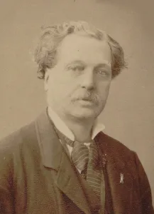 Petipa Prints: Portrait of Lucien Petipa (1815-1898), c. 1870. Creator: Photo studio Philippon