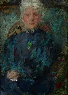 Krakow Poland Prints: Portrait of Lucja Detloff, 1917. Creator: Olga Boznanska