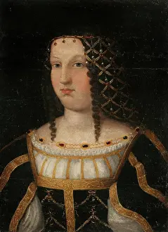Portrait of Lucrezia Borgia (1480-1519), c1510. Creator: Veneto, Bartolomeo (1502-1555)