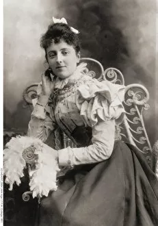 Images Dated 26th April 2019: Portrait of Lucy Maud Montgomery (1874-1942), 1891. Artist: Anonymous