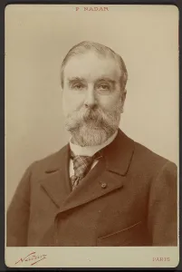 Portrait of Ludovic Halevy, about 1900. Creator: Paul Nadar