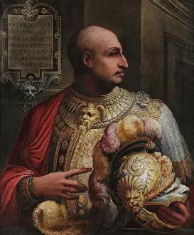 Orsini Prints: Portrait of Ludovico Orsini, c1531-1543. Creator: Salviati (Rossi), Francesco (1510-1563)