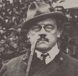 Portrait of Ludwig Thoma (1867-1921), 1910s. Creator: Anonymous