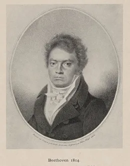 Beethoven Gallery: Portrait of Ludwig van Beethoven (1770-1827), 1814