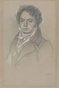 Beethoven Gallery: Portrait of Ludwig van Beethoven (1770-1827), 1821