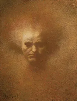 Portrait of Ludwig van Beethoven (1770-1827). Creator: Lévy-Dhurmer, Lucien (1865-1953)