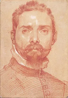 Luteplayer Prints: Portrait of the Lute Player Giulio Mascheroni