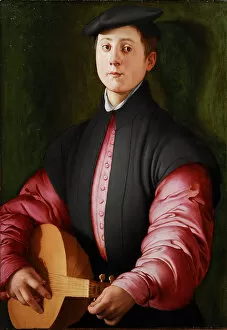 Portrait of a Luteplayer, ca 1528-1529