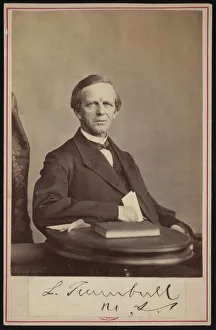 Illinois United States Prints: Portrait of Lyman Trumbull (1813-1896), Before 1876. Creator: John Carbutt