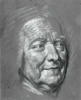 La Tour Maurice Quentin De Prints: Portrait of M. Louis Silvestre, c. 1753. Creator: Maurice-Quentin de La Tour
