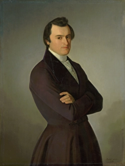 Portrait of M. M. Hodza, 1846. Creator: Jozef Bozetech Klemens