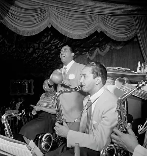 Portrait of Machito and Graciella Grillo, Glen Island Casino, New York, N.Y. ca. July 1947. Creator: William Paul Gottlieb