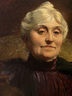 Joseph Florentin Leon Bonnat Prints: Portrait of Madame Dubernet, 1899. Creator: Leon Joseph Florentin Bonnat