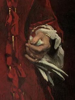 Portrait of Madame Georges Ehrler, 1880. Creator: Leon Joseph Florentin Bonnat