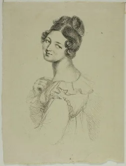 Denon Dominique Vivant Baron Prints: Portrait of Madame Giacomelli, 1817–20. Creator: Vivant Denon