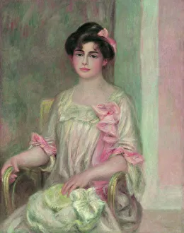 Pierre Auguste 1841 1919 Prints: Portrait de Madame Josse Bernheim-Dauberville (nee Mathilde Adler), 1901. Creator: Renoir