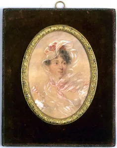 Isabey Jean Baptiste Prints: Portrait of Madame de Kercado, c1813. Creator: Jean-Baptiste Isabey